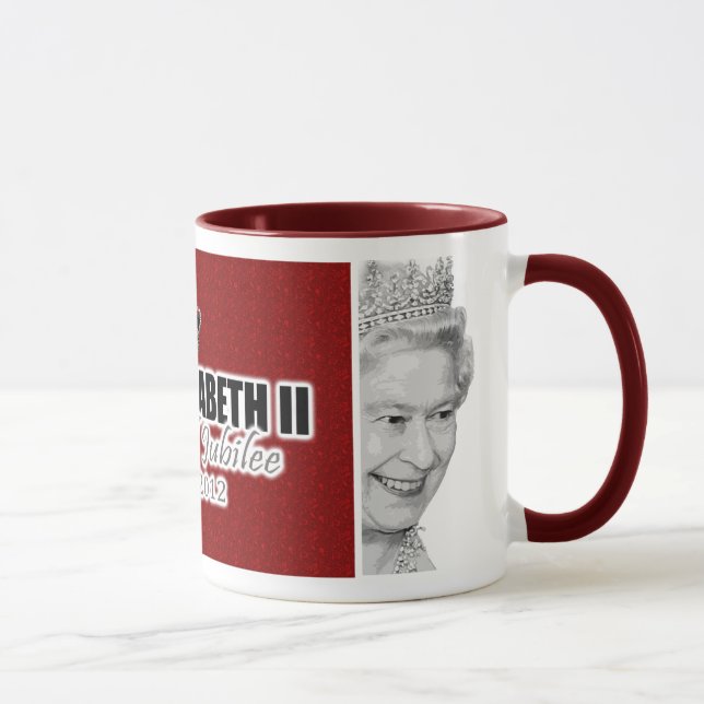Sechzigjähriges Jubliäum Tasse (Rechts)