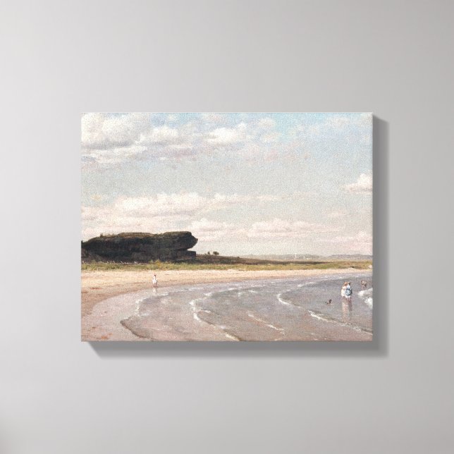 Second Beach Newport von Worthington Whittredge Leinwanddruck (Vorderseite)