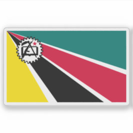 Second flag of Mozambique (1975-1983) Aufkleber