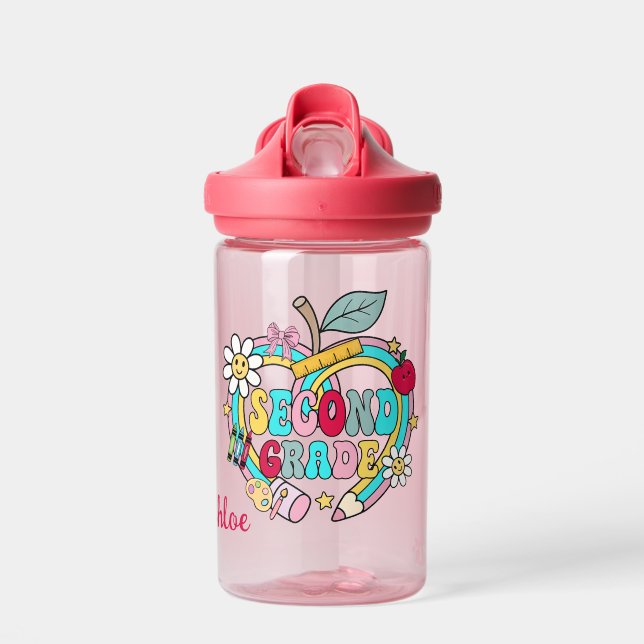 Second Grade Smarts Trinkflasche (Vorne)