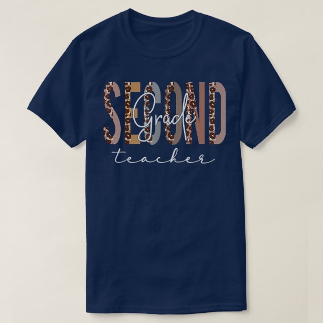 Second Grade Teacher Back To School Appreciation L T-Shirt (Design vorne)