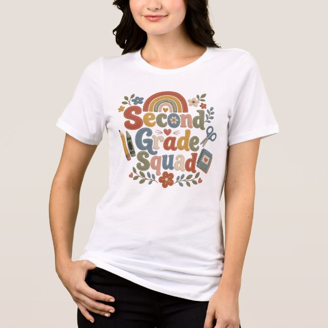 Second Grade Teacher Tee  (Vorderseite)
