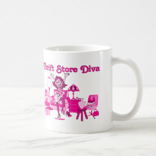 Second-Hand-Laden-Diva Kaffeetasse