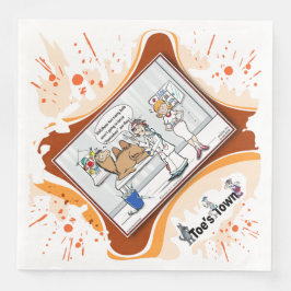 Second Opinion | Get Well Dinner Napkin Serviette