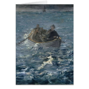 Secoué par les vagues