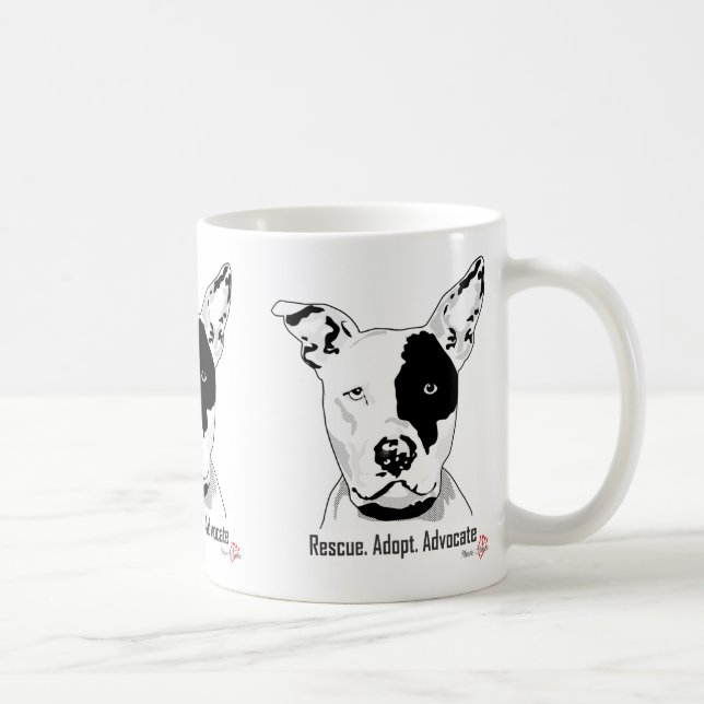 Secourez. Adoptez. Avocat Mug (Droite)