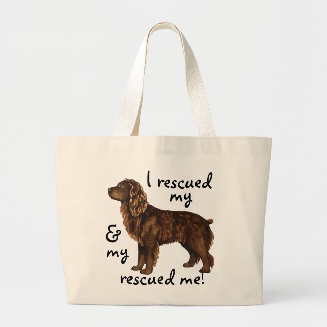 Secourir Boykin Spaniel Grand Sac fourre-tout (Devant)