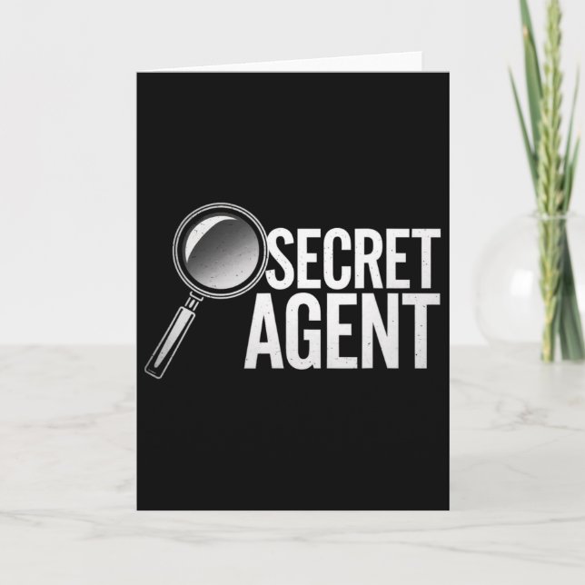 Secret Agent - Secret Agent Costume Inspector Spio Karte (Vorderseite)
