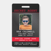 Secret Agent Spy Abzeichen