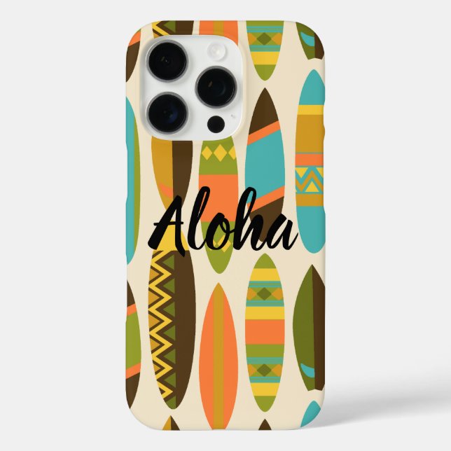 Secret Beach Hawaiian Surfboards - Turquoise iPhone 16 Pro Hülle (Rückseite)