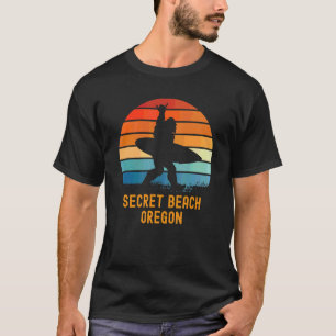 Secret Beach Oregon Sasquatch Souvenir T-Shirt