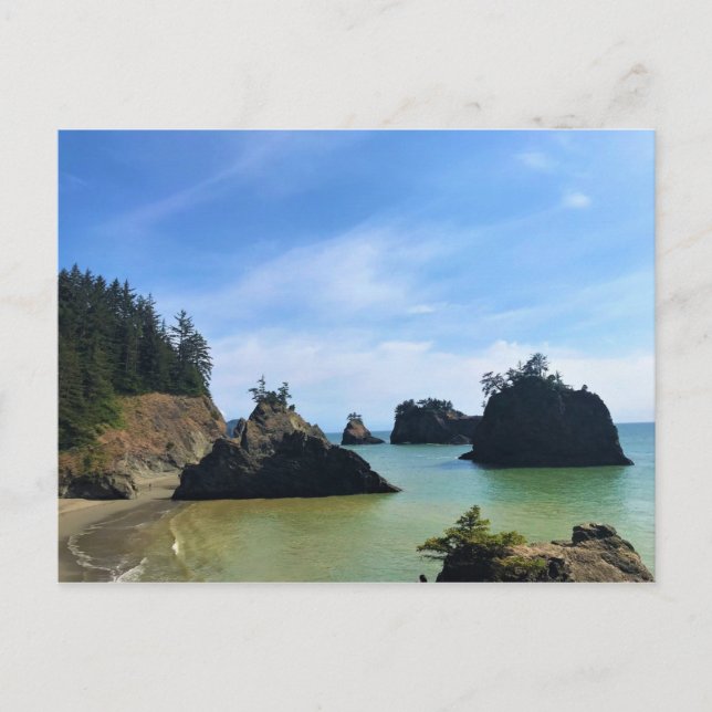Secret Beach, Samuel H. Boardman, Oregon Postkarte (Vorderseite)