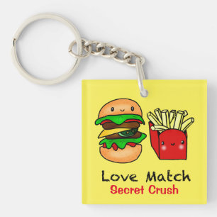 Secret Crush Kawaii frites de hamburger customisée