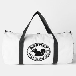 Secret Eichhörnchen Patch "Protected Your Nuts" Duffle Bag