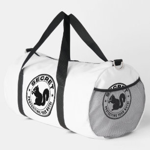 Secret Eichhörnchen Patch "Protected Your Nuts" Duffle Bag