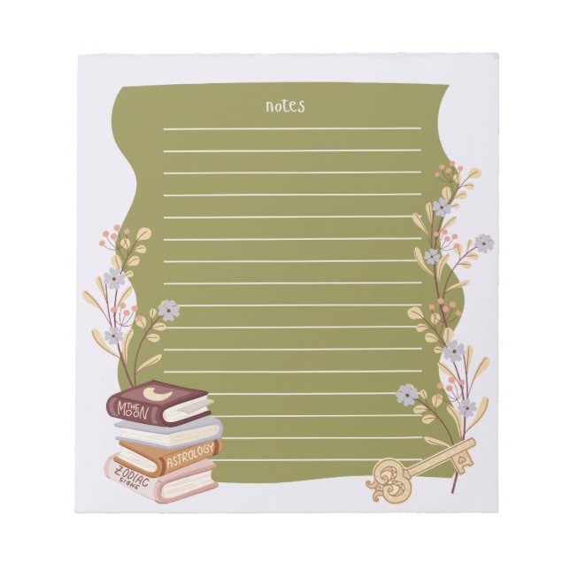 Secret Library Notepad Notizblock (Vorderseite)