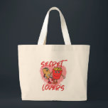 Secret Lovers Taco and Fries Cartoon Slogan Jumbo Stoffbeutel<br><div class="desc">A funny secret lovers taco and French fry cartoon art Mexican American food staple fast food combo humor taco with fry fast food combo humor slogan design deluxe carry all canvas tote bag. . Get a funny taco and fries totebag today.</div>