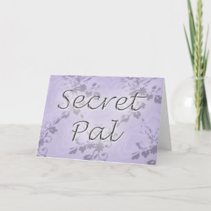 Secret pal thoughts dankeskarte