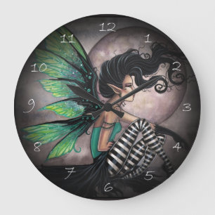 Secret Place Gothique Fée Imaginaire Horloge d'art