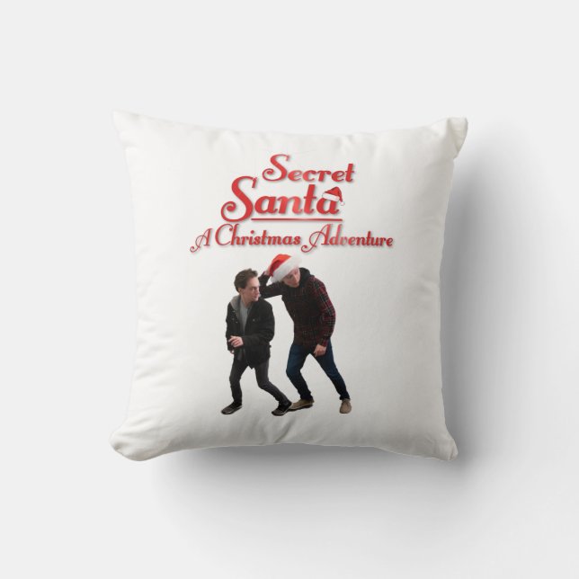 Secret Santa A Christmas Adventure Throw Kissen (Vorderseite)