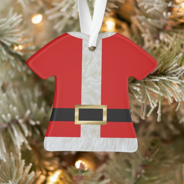 Secret Santa Anzug Personalisiert  Ornament (Baum)