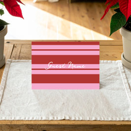 Secret Santa Cabana Placard und Preppy Witz Karte