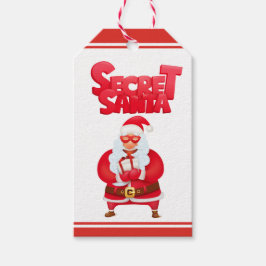 Secret Santa Christmas Geschenke | Urlaub Geschenkanhänger