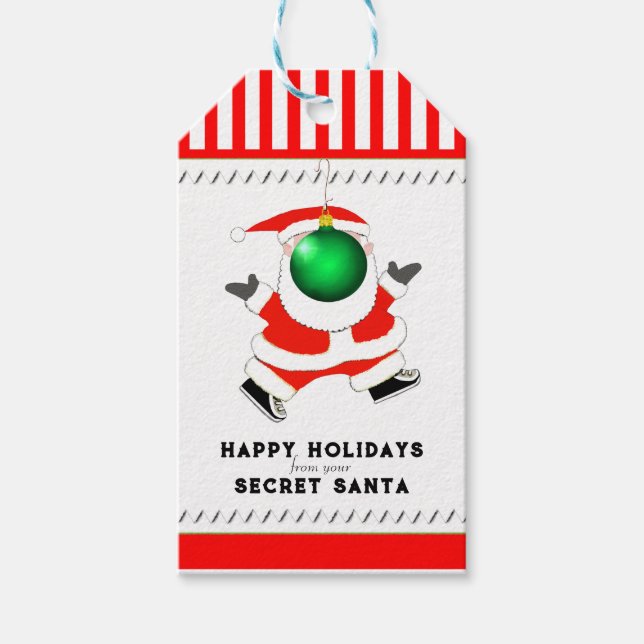 Secret Santa Geschenkanhänger (Vorderseite)