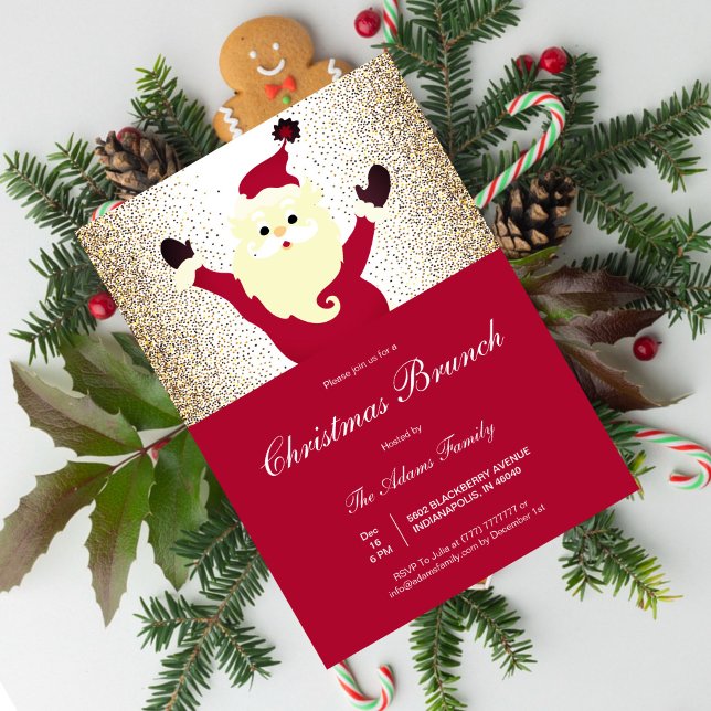 Secret Santa Jingles Funny HO Weihnachts-Party Einladung (Von Creator hochgeladen)