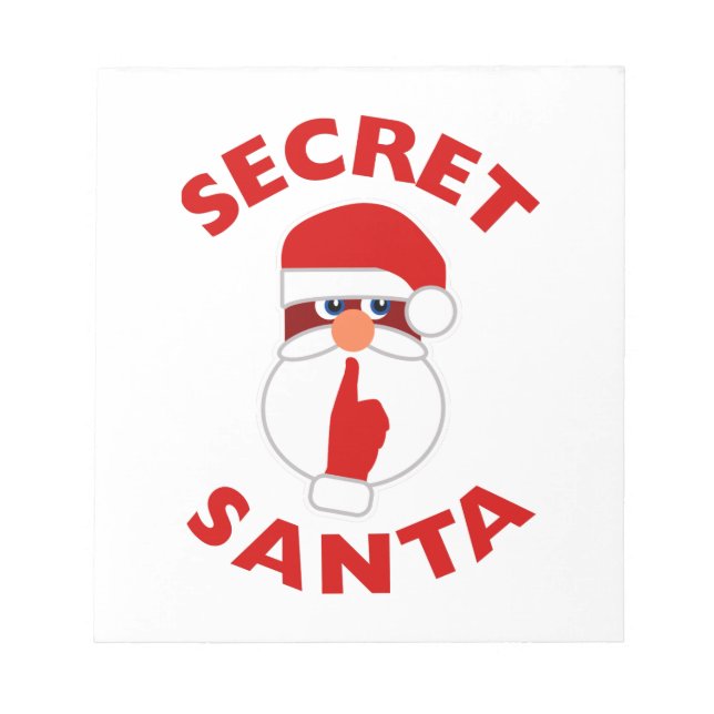Secret Santa Notizblock (Vorderseite)
