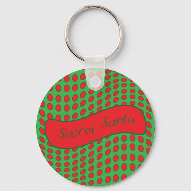 Secret Santa Schlüsselanhänger (Vorderseite)