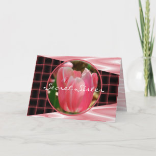 Secret Sister Tulip Card-5 passen Sie jeden Anlass Karte