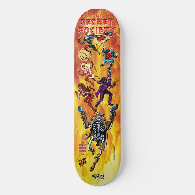 Secret Society Skateboard (Vorderseite)