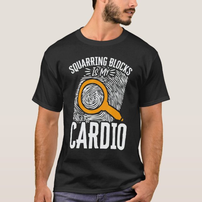 Secret Spy Private Eye Crimescene Investigator Squ T-Shirt (Vorderseite)