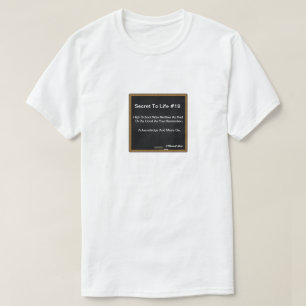 Secret to Life #18 (Men's T - Shirt) Ein MisterP-S T-Shirt