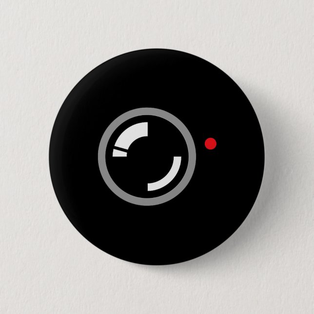 Secret Video Recording Funny Cameraman Halloween C Button (Vorderseite)