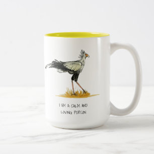 Secrétaire Affirmations d'oiseaux Mug à café à