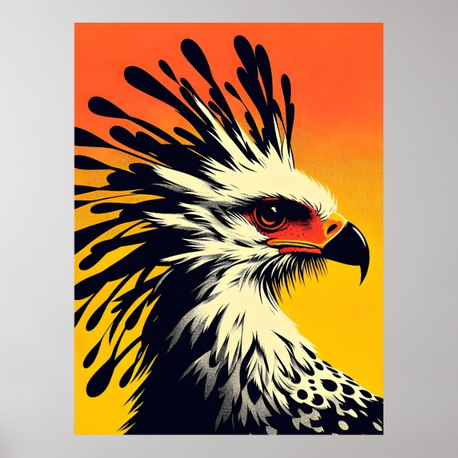 Secretary Bird Poster (Vorne)