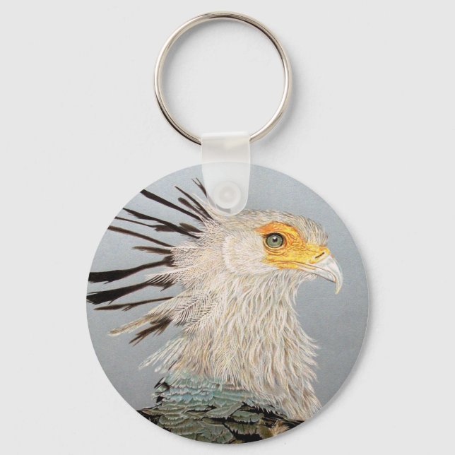 Secretary Bird Schlüsselanhänger (Vorderseite)