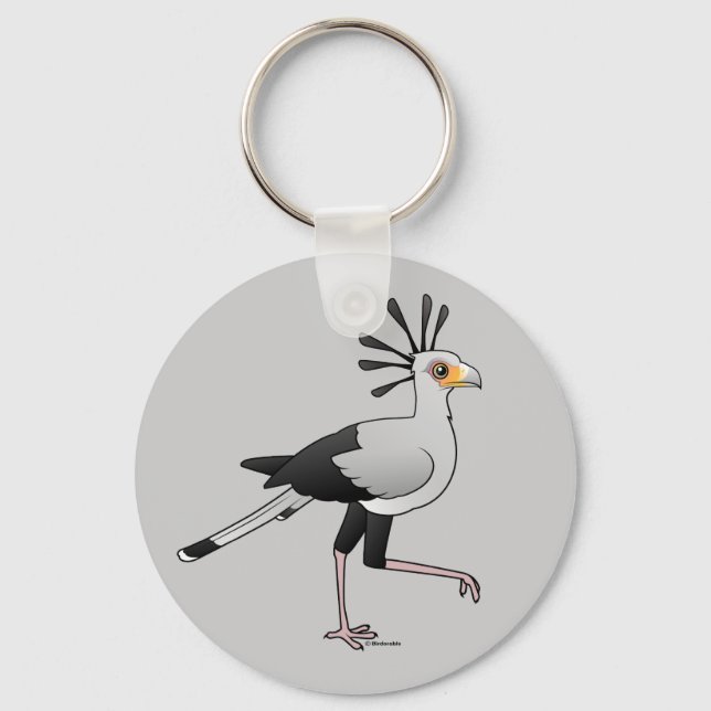Secretary Bird Schlüsselanhänger (Vorderseite)