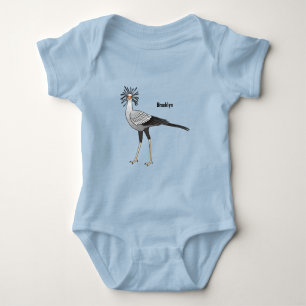 Secretary Cartoon Illustration Baby Strampler