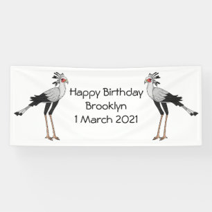 Secretary Cartoon Illustration Banner