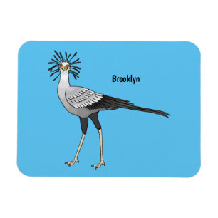 Secretary Cartoon Illustration Magnet