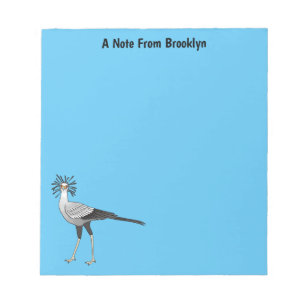 Secretary Cartoon Illustration Notizblock