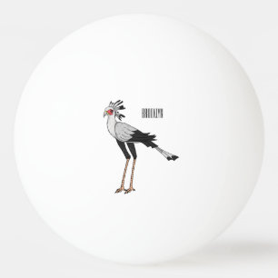 Secretary Cartoon Illustration Tischtennisball