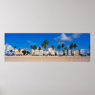 Secteur d'art déco de plage du sud Miami