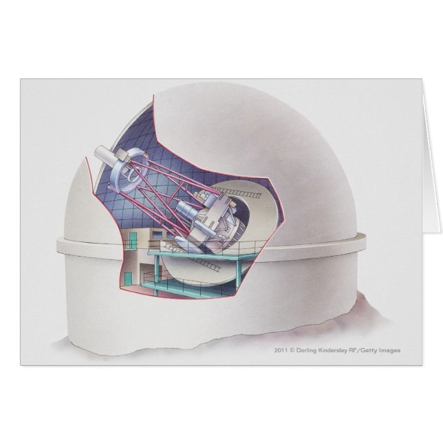 Section transversale de télescope à l'intérieur (Devant horizontal)