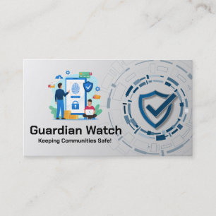 Security Fingerprint Scan Graphics   Technologie Visitenkarte