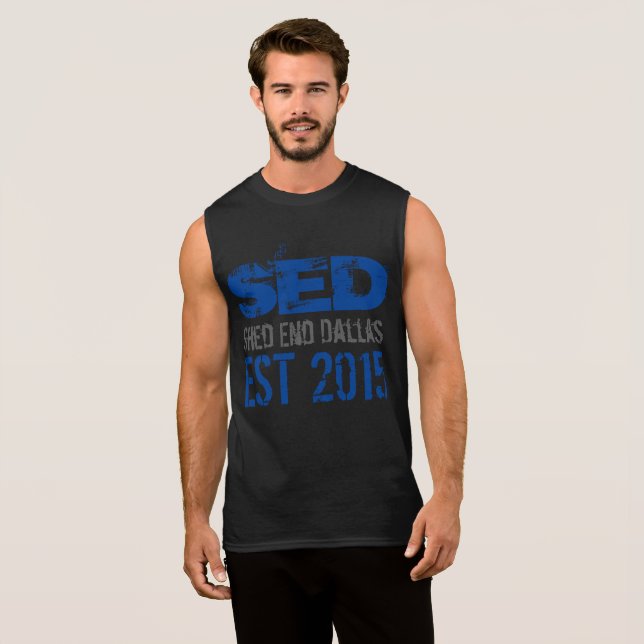 SED Behälter-oberstesVintages Ärmelloses Shirt (Vorne ganz)