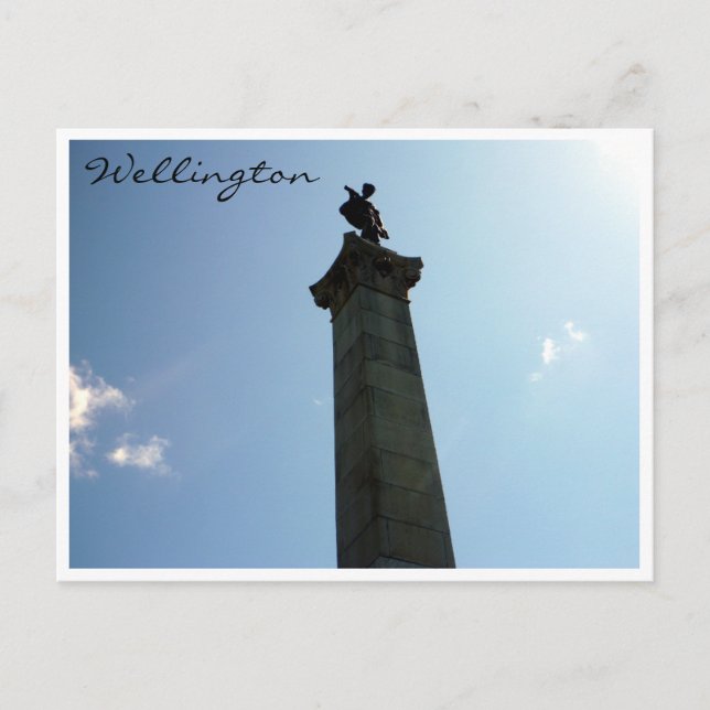 Seddon-Denkmal Wellington Postkarte (Vorderseite)